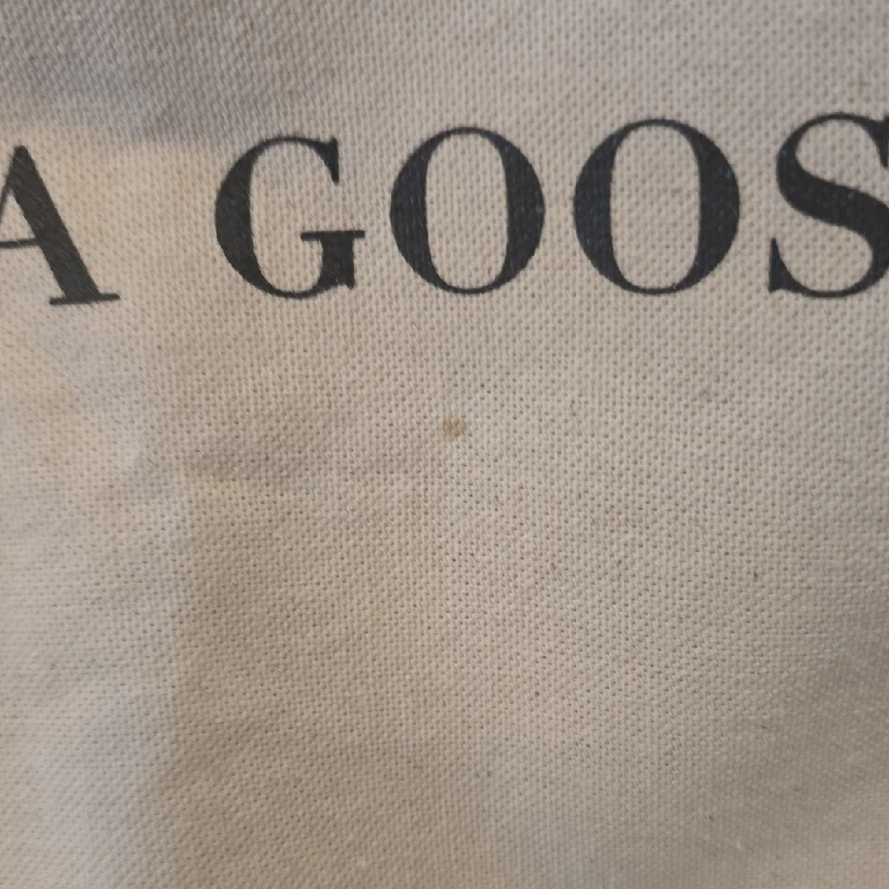 Canada Goose Cream Canvas Drawstring Dust Bag